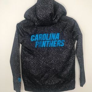 NFL Team Apparel Boys Carolina Panthers Jacket